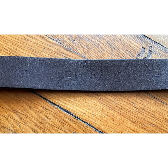 FOSSIL Brown Leather Belt w/Distressed Buckle Womens sz L - Picture 4 of 8